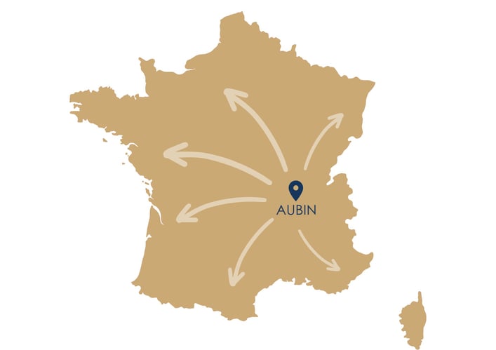 CARTE FRANCE AUBIN CARTE FRANCE AUBIN